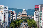 Japan, Hyogo Province, Himeji City, Himeji Castle, Shirazaki Jo.