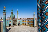 Iran, Aran City (near Koshan), Mohamed Helal Complex, Imam Sade Mausoleum.