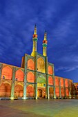 Iran, Yazd City, Amir Chakhmag Mosque and square.