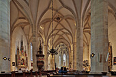 Inside St. Martin's Cathedral at Bratislava (Pressburg) , Danube , Slovakia , Europe