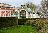 Otto Wagner Pavillon at Vienna , River Danube , Austria , Europe