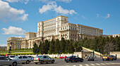 Parlamentspalast in Bukarest , Palast des Volkes , Rumänien , Donau , Europa