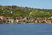 Blick auf Stari Slankamen , Donau (km 1215), Serbien , Europa