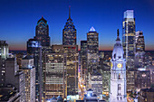 Downtown Skyline Philadelphia Pennsylvania Usa.