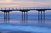 Light on the Sea at Saltburn Pier Saltburn by the Sea Redcar and Cleveland England.