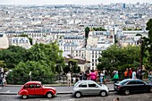 Panoramic of Paris from Sacre Couer, ile de France, France