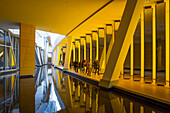 Fondation Louis Vuitton, Privatmuseum für moderne Kunst, Architekt Frank Gehry, Bois de Bologne, Paris, Île de France, Frankreich