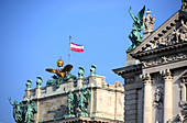 Hofburg am Heldenplatz, Wien, Österreich