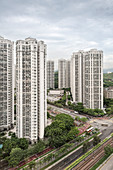 social housing at Tin Shu Wai, Hongkong, China, Asia