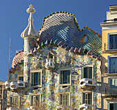 Casa Batlló, Passeig de Gràcia, Barcelona, Katalonien, Spanien