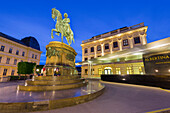 Albertina, Franz Joseph I Statue, 1. Bezirk, Wien, Österreich