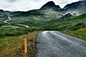 Laugavartn road. Iceland.