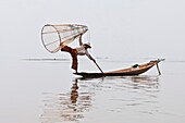 Intha fishermen, Inle lake, Myanmar