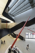 Rome. Italy. MAXXI National Museum of 21st Century Arts designed by Zaha Hadid.