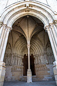 entrance hall of Saint-Martin Collegiate Church, Candes-St Martin, Centre-Val-de-Loire, France