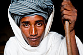 Boy dressed traditionally. Amhara state, Ethiopia.