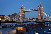 More London Christmas Market and The Tower Of London, London, England.