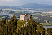 Burg Falkenstein, Burgruine, höchste Burganlage Deutschlands, Castrum Pfronten, Allgäu, Deutschland