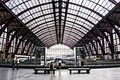 Antwerp-Central railway station, Belgium, Europe.