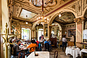 The magnificent interior of Cafe Royalty, Cadiz, Costa de la Luz, Spain