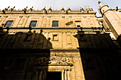 Side view of the cathedral in the historical centre, Seville, Andalusia, province Seville, Spain