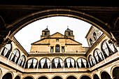 Inner courtyard of the townhall, Ubeda, Andalusia, Spain