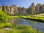 Smith Rock State Park, Crooked River, Terrebonne, Oregon, USA