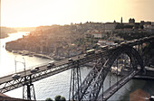 Porto and luis I bridge from monastery serra do pilar.
