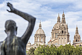 Barcelona, Catalonia, Spain.Montjuic, MNAC, museu art catalunya.