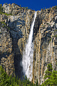 Ribbon Falls, Yosemite National Park, California USA.