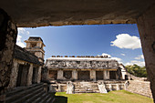 The Palace, Palenque Archaeological Site, Palenque, Chiapas State, Mexico, North America.