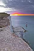 The lighthouse at Beachy Head in East Sussex.