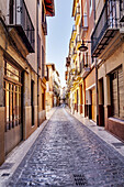 The narrow streets of Xativa.