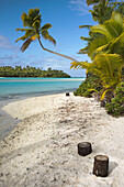 Aitutaki. Cook Island. Polynesia. South Pacific Ocean. Beach in One Foot Island. One Foot Island is asmall island in the district of Aitutaki of the Cook Islands in Australia. It is also known as Tapuaetai and is one of 22 islands of the atoll. You can on