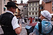 Traditional music, Annecy, Savoie, France, Europe.