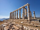 Greece, Cape Sounion, Temple of Poseidon