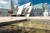 Palace of Congress building. Zaragoza, Aragon, Spain.