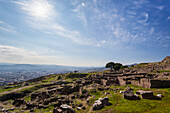 'Site of ancient ruins; Pergamum, Turkey'