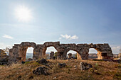 'Ruins of ancient Laodicea, arches that were part of the gymnasium/bathhouse; Laodicea, Turkey'