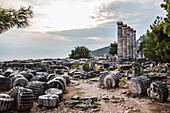 'Ruins of the Sanctuary of Athena; Priene, Turkey'