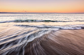 'Soft ocean waves at Olowalu sunrise; Maui, Hawaii, United States of America'