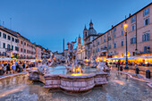Fontana del Nettuno, Piazza Navona, Rome, Latium, Italy