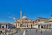 Peters place, Peters dome, Obelisc, Rome, Latium, Vatican