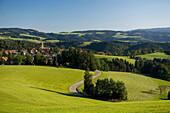 Landschaft bei St Märgen, Südschwarzwald, Schwarzwald, Baden-Württemberg, Deutschland