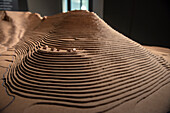 Modell aus Holz einer typischen Ansiedlung der Alamannen im Alamannen Museum, Ellwangen, Ostalbkreis, Schwäbische Alb, Baden-Württemberg, Deutschland