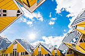 The cube houses by architect Piet Blom at Oudehaven, Rotterdam, Netherlands