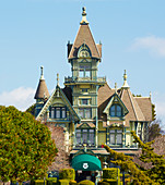 <Carson Mansion> , Victorian house , Historic Old Town , Eureka , California , USA