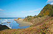 Pacific near Brookings , Harris Beach State Recreation Area , Oregon , USA