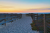 Sunset at Marina State Beach , Pacific Ocean , Southwestern California , California , USA