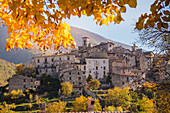 The historic village of Scanno in autumn - Abruzzo - Italy